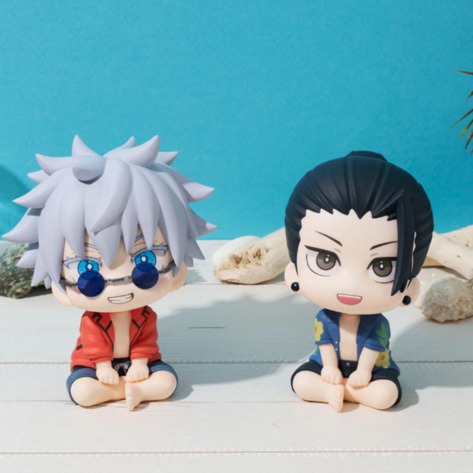 Figura De Anime JJK Suguru Geto, Figura De Acción De Satoru Gojo, Colección De Edición Q, Estatua Geto Y Gojo, Regalos Para Niño