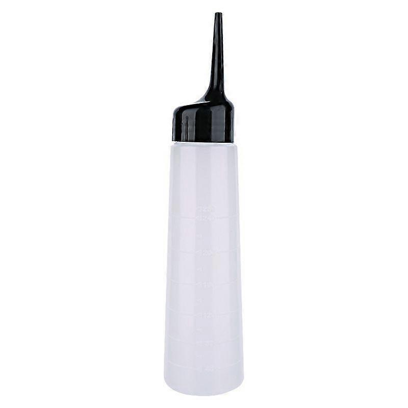 Large application bottle 240 ml with measuring scale, beauty salon household squeeze bottle