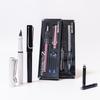 9020 Round Rod Box With Positive Posture Pen, Replaceable Ink Bag Pen For Students To Practice Calligraphy, High-End Gift Box Pen