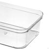 Clear Drawer Organizer Storage Tray Bin Stackable Desktop Box Fridge for