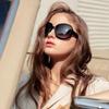 New Shades Sunglasses For Women Elliptical Frame Vintage Eyewear Square Oversized Eyeglasses For Women Men Uv400