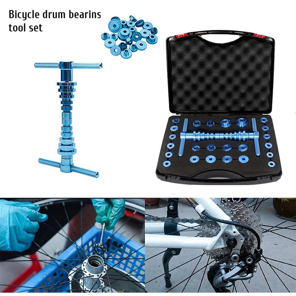 Bike Bearing Press Set Wheel Pivot Point Universal Hub Cycle Bearing Press Soft Tail Frame Set Bike Repair Tools