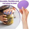 Jar Opener Gripper Pads (Pack of 4) - Round Non Slip Grippers for Jars, Lids & Bottles - Multipurpose Silicone Jar Lid Openers for Opening Jars for