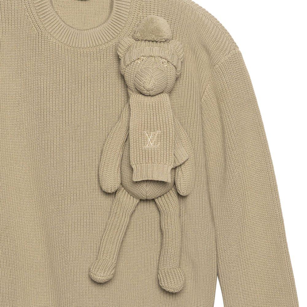 Louis Vuitton Knitwear Men's Beige 1A8P3Y