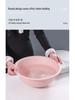 Thickened Frosted Plastic Washbasin for Household, Laundry, and Baby Use