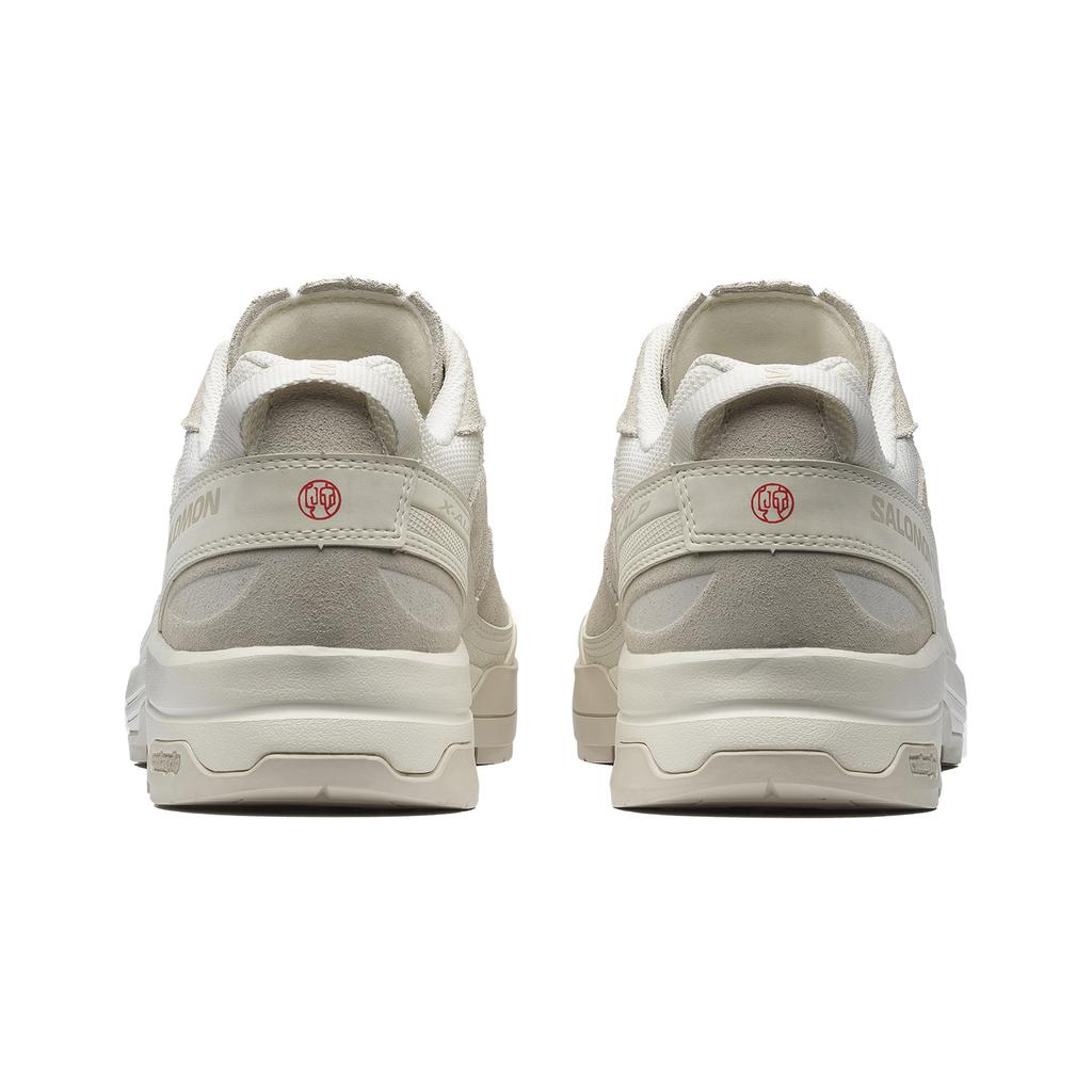 SALOMON Panhui X Alp Fashion Comfortable Low-Top Running Shoes Unisex Sneakers Vanilla Earth-Gray Fire-Red 478480