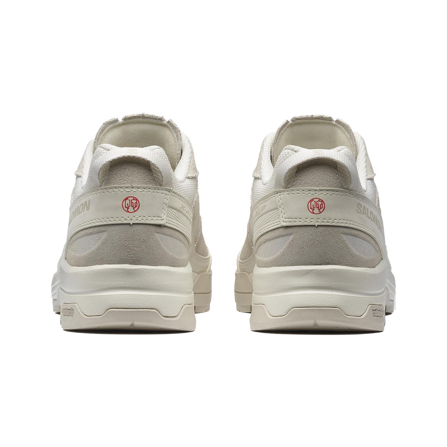 Salomon Panhui X Alp MóDne Pohodlné NíZke BežEcké TopáNky Unisex Tenisky Vanilka Zemito-Sivá Ohnivo-ČErvená 478480 36⅔-image