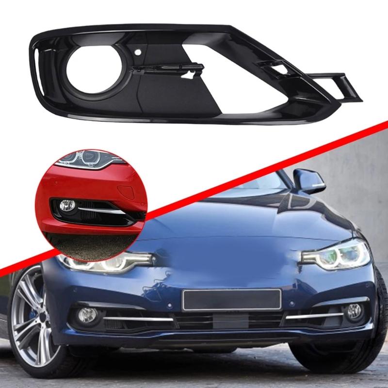 Car Front Bumper Fog Light Grille for F30 F31 11-18 51117300739 5111730074 Replacement Fog Light Cover Auto Accessories