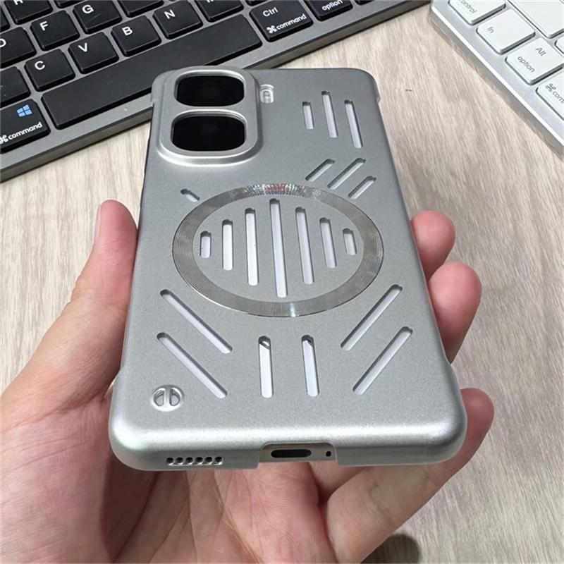 Case For Vivo iQOO Neo 10 9 8 9Pro Z10 Turbo Pro Magnetic For MagSafe Borderless Lightweight Hollow Heat Dissipation Hard Cover