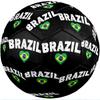 Brazil National Football Team Theme Soccer Ball Size 5 Soccer Ball Soft Touch Professional Training Football for Outdoor Sports