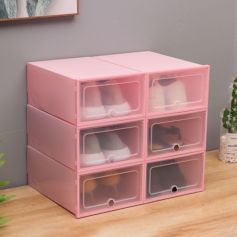 Minimalistisches Design Schubladen-Schuhkarton Staubdichter Schuhaufbewahrungsorganizer für Heimorganisation