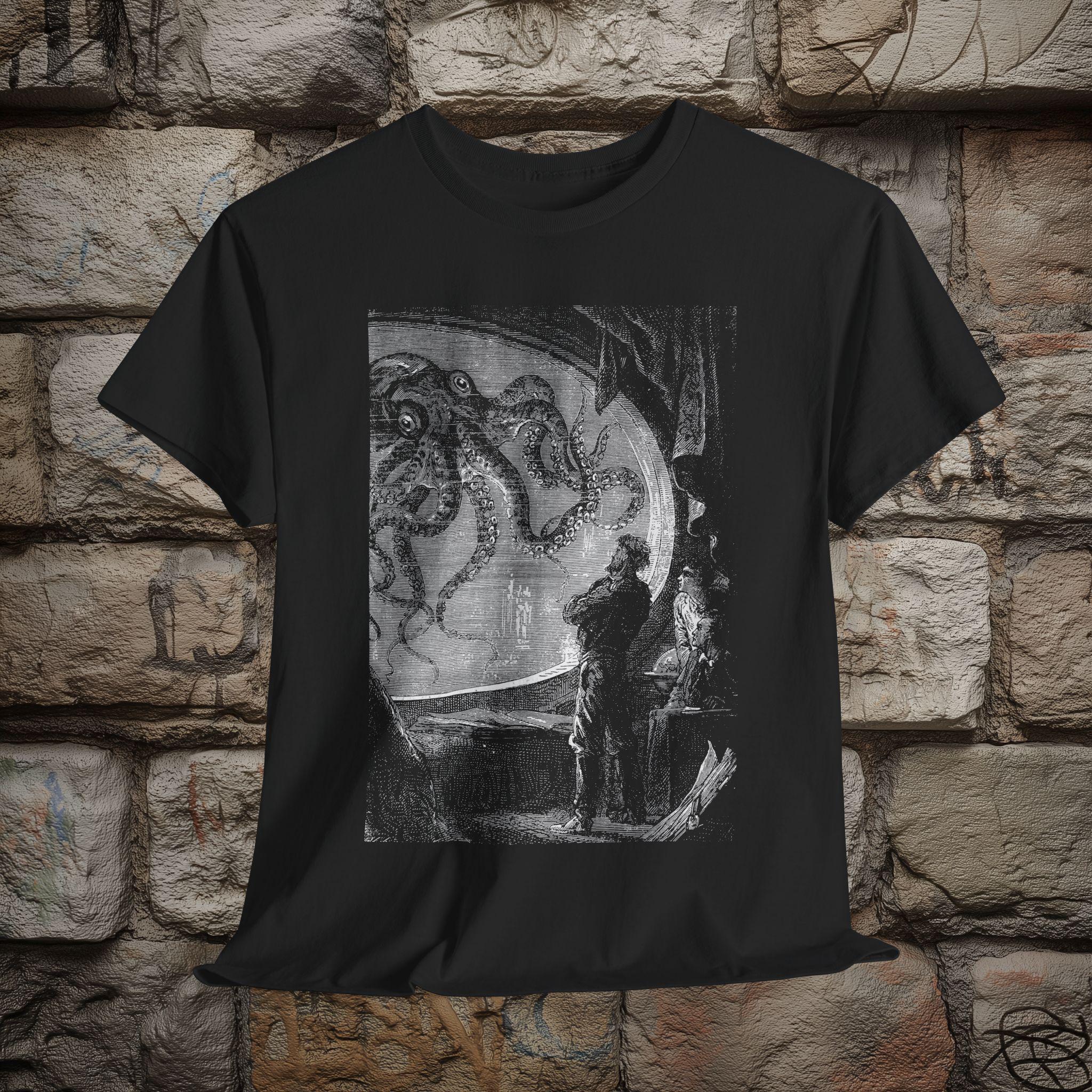 Collossal Squid Giant Octopus Kraken Illustration From 20000 Leagues Under The Sea Neuville Unisex Tshirt S