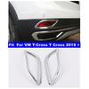 Car Chrome Rear Bumper Fog Lights Lamps Decoration Frame Cover Trim Fit For VW T-Cross T Cross  -  Accessories Exterior