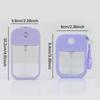 1Pcs Plastic Card Bottle Perfume White Pink Blue 38/45ml Water Mist Spray Bottle for Hand Sanitizer Oral Spray Sprayer