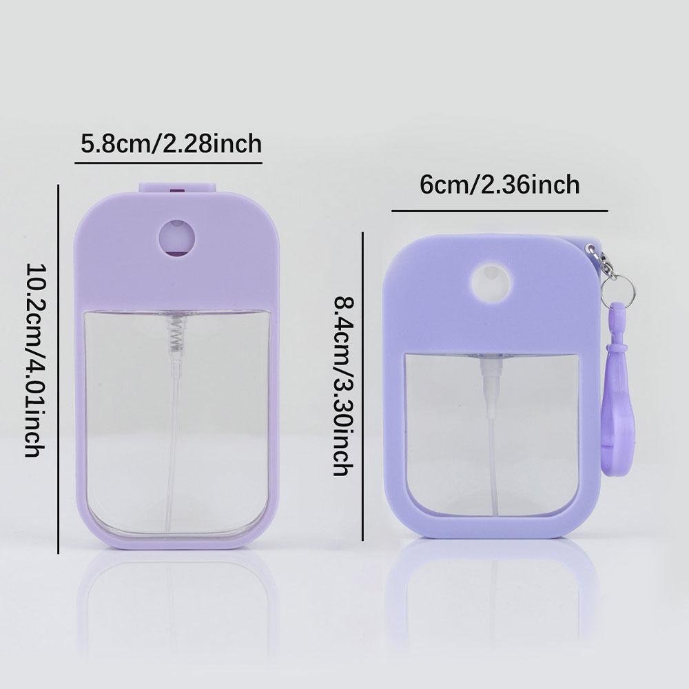1Pcs Plastic Card Bottle Perfume White Pink Blue 38/45ml Water Mist Spray Bottle for Hand Sanitizer Oral Spray Sprayer