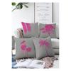 4 Pieces Double Sided Printed Cushion Cover Set