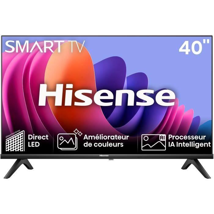 HISENSE 40A4N - TV LED 40" (100 cm) - Bords ultra fins - Full HD (1920x1080) - Smart TV - 2xHDMI