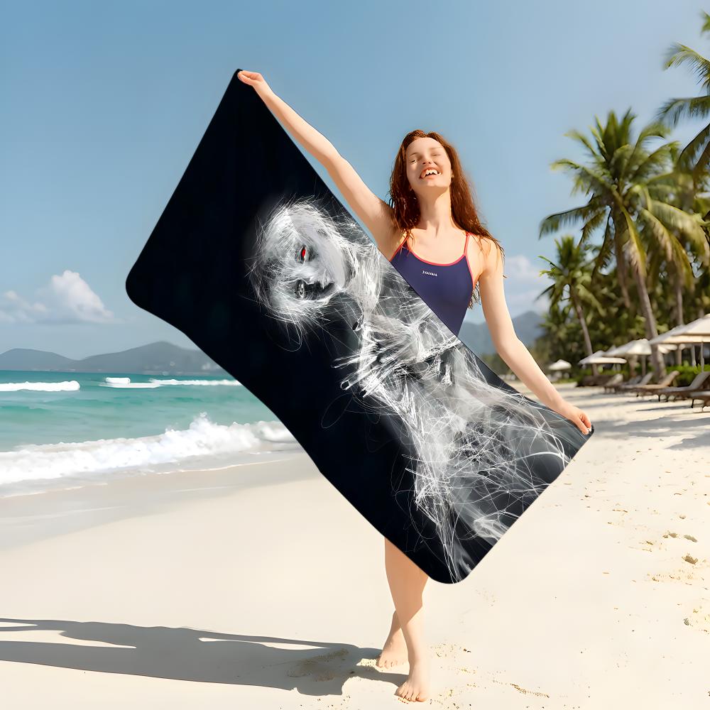 Anime T-Tokyo G-Ghoul Towel Beach Blanket Towel For Travel Gym Shower Luxury Lightweight Camping Pool hot