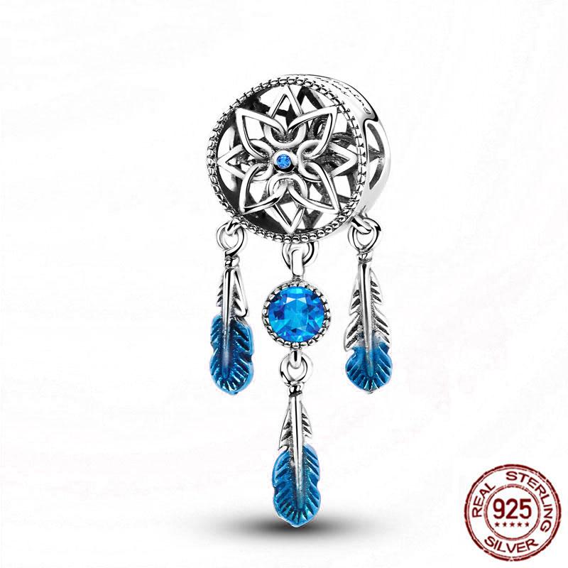 New Ocean Blue Sea Turtle Dangle Bead Fit Original Charms Copper Bracelet Diy Women Jewelry Summer Collection