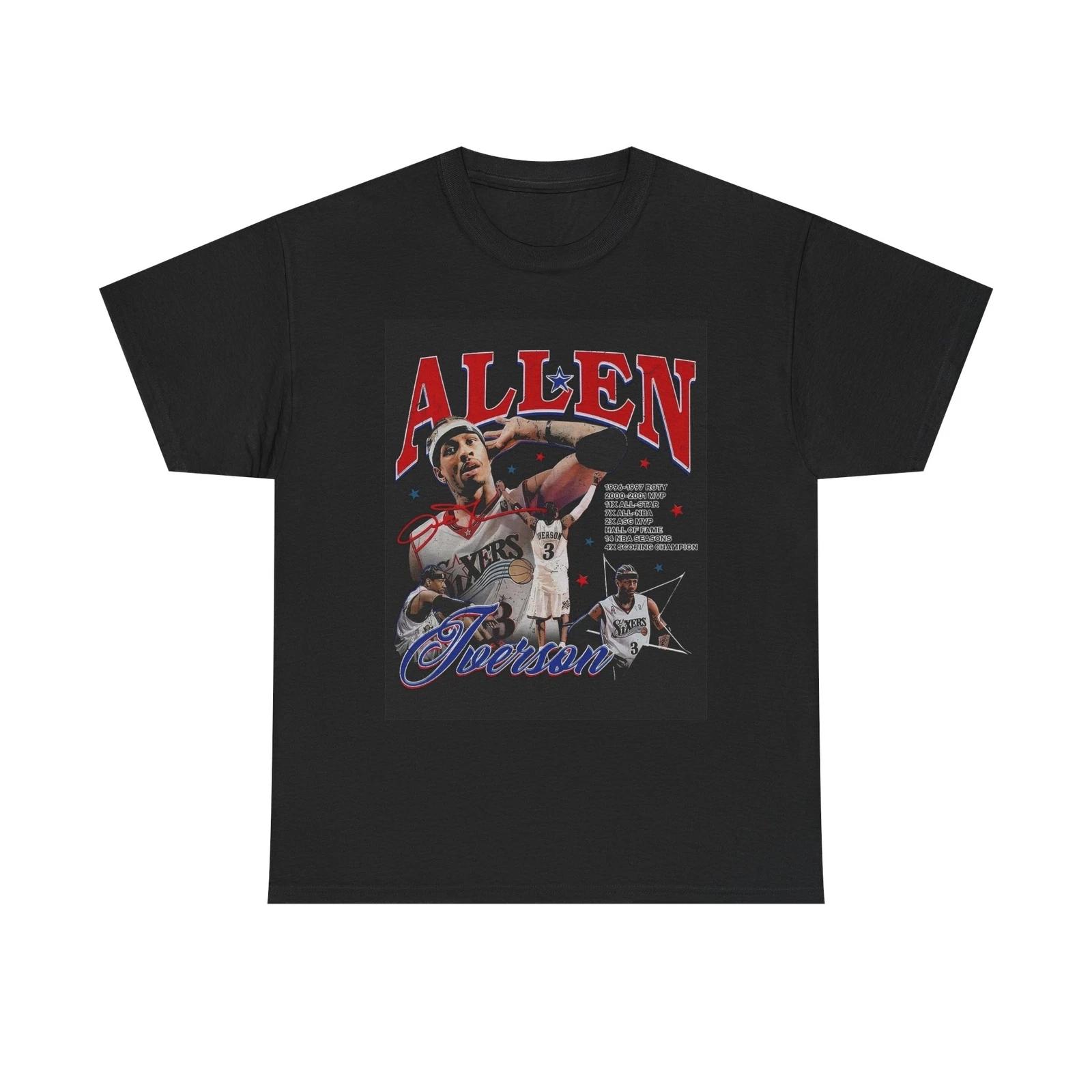 Men s and Women s T-shirts Allen Iverson Graphic M