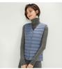 Women's Plus Size Collarless Down Vest - Short, Warm Shoulder Cape Jacket for Middle-aged and Young