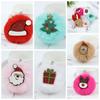 Christmas Plush Coal Ball Keyring Small Coal Ball Kawaii Christmas Keychain  Car Keychain
