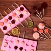 1Pc Silicone Lolly Mold Set With 12Pcs Lolly Sucker Sticks Candy Mold Sucker Molds And Chocolate Hard Candy Mold