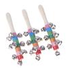 1Pc Cross Rainbow Hand Ring Colorful Ring Colorful Cross Ring Baby And Child Bell Puzzle And Early Education Toys