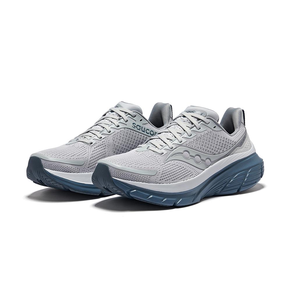 SAUCONY Guide 17 Soft Wrap Durable Low-Top Training Stability Comfortable Running Shoes Men Sneaker Gray S20936-243