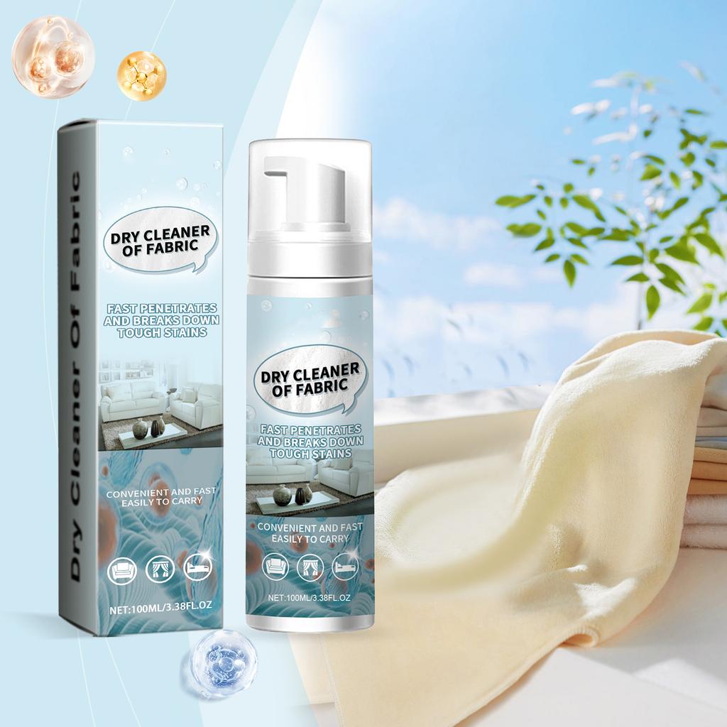 Schaumreiniger, Kleiderreinigung, Dekontamination, Trockenreinigung, Teppich, Vorhang, Sofa, Wasserfreier Reiniger 100ml