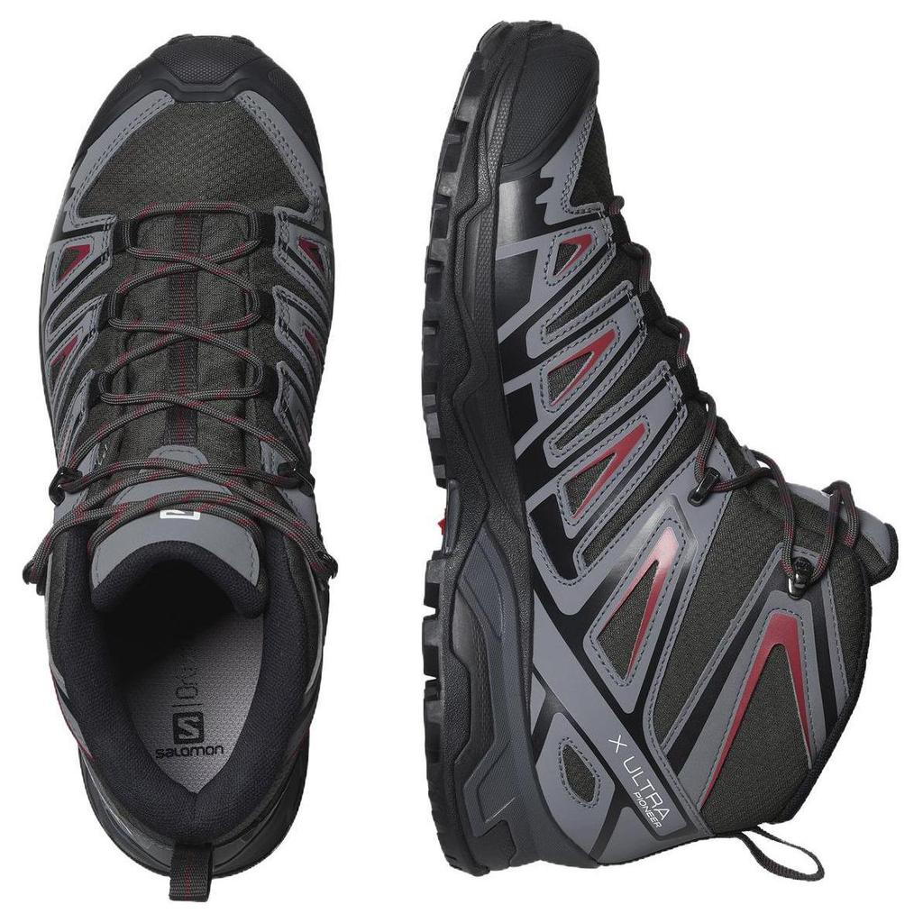 Salomon X Ultra Pioneer Mesh Waterproof Mid Outdoor Functional Shoes Men Shoes Red 416710