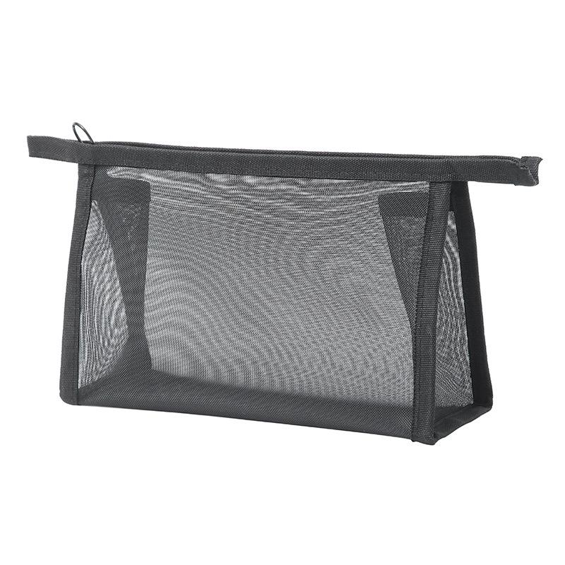 Small Portable Nylon Mesh Makeup Bag with Custom Logo