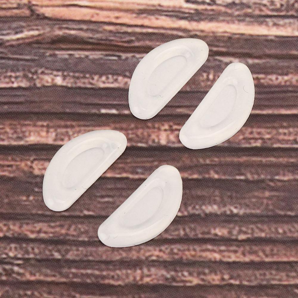 20 Pairs Silicone Material Mini Glasses Nose Pads Transparent White Air Cushion Design Non Slip Nose Pads Sunglasses Nose Pads