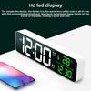 Electronic Modern Alarm Clock Mirror Digital Clock For Home And Office Decor