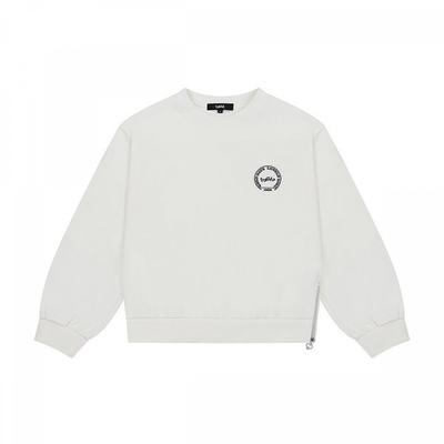 Ivory Zipper DeTail T shirT T54uaT020