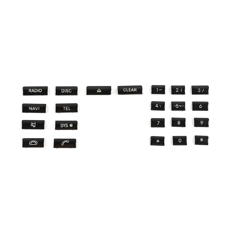 Autocolante decorative pentru panou CD pentru control central al mașinii, autocolante ABS pentru Mercedes Benz Clasa C/E W204 W212 GLK CLS 2012-2013