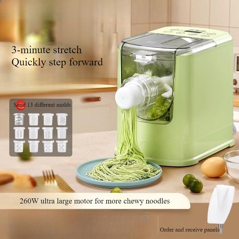 220В Автоматическая Машина для Лапши Многофункциональная Машина для Лапши и Теста для Пельменей Интеллектуальная Машина «Все в одном» зелёный