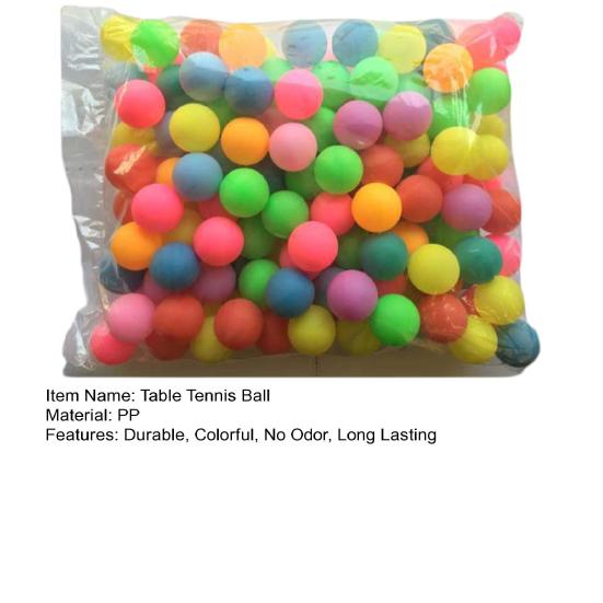 Tennis Balls Elastic Impact Resistant Non-Professional Frosted Surface Ping-Pong Balls