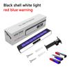 Super Bright Wall Light Outdoor LED Sensor Solar Light Red and Blue Warning Light Waterproof Courtyard Portable Safety Lighting