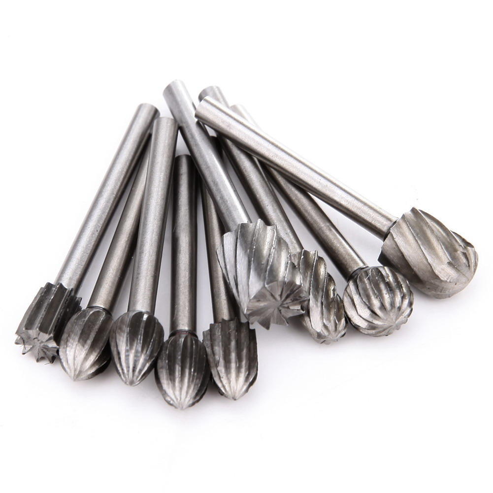 20pcs 3mm Wood Drill Bit Nozzle for Dremel Attachments HSS Stainless Steel Wood Carving Tool Woodworking Engraving Drill Bit Set