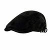 Metal Button Newsboy Cap Slim Face Painter Beret Casual Beret Cap  Winter