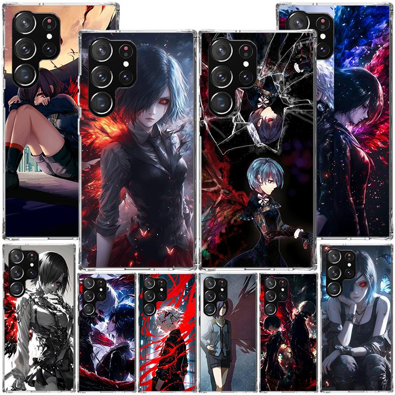 G-Ghoul Tokyo Touka Kirishima Phone Case For Samsung Galaxy S24 S25 Edge S26 Ultra S23 S22 S21 Plus S20 FE + Personalized Print
