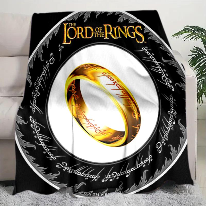 1PC The Lord of the Rings blanket, all-season lightweight home office outdoor nap multifunctional blanket, Christmas gifts