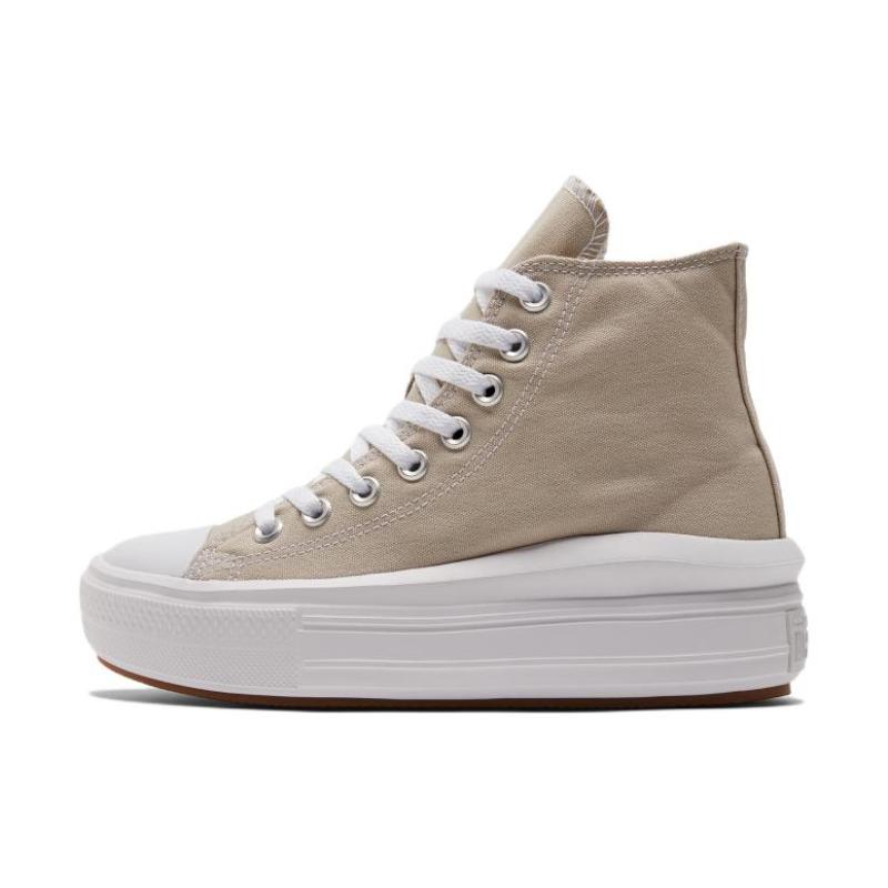 

Converse All Star Move Comfortable and Versatile High Top Espadrilles Women s Taupe 39