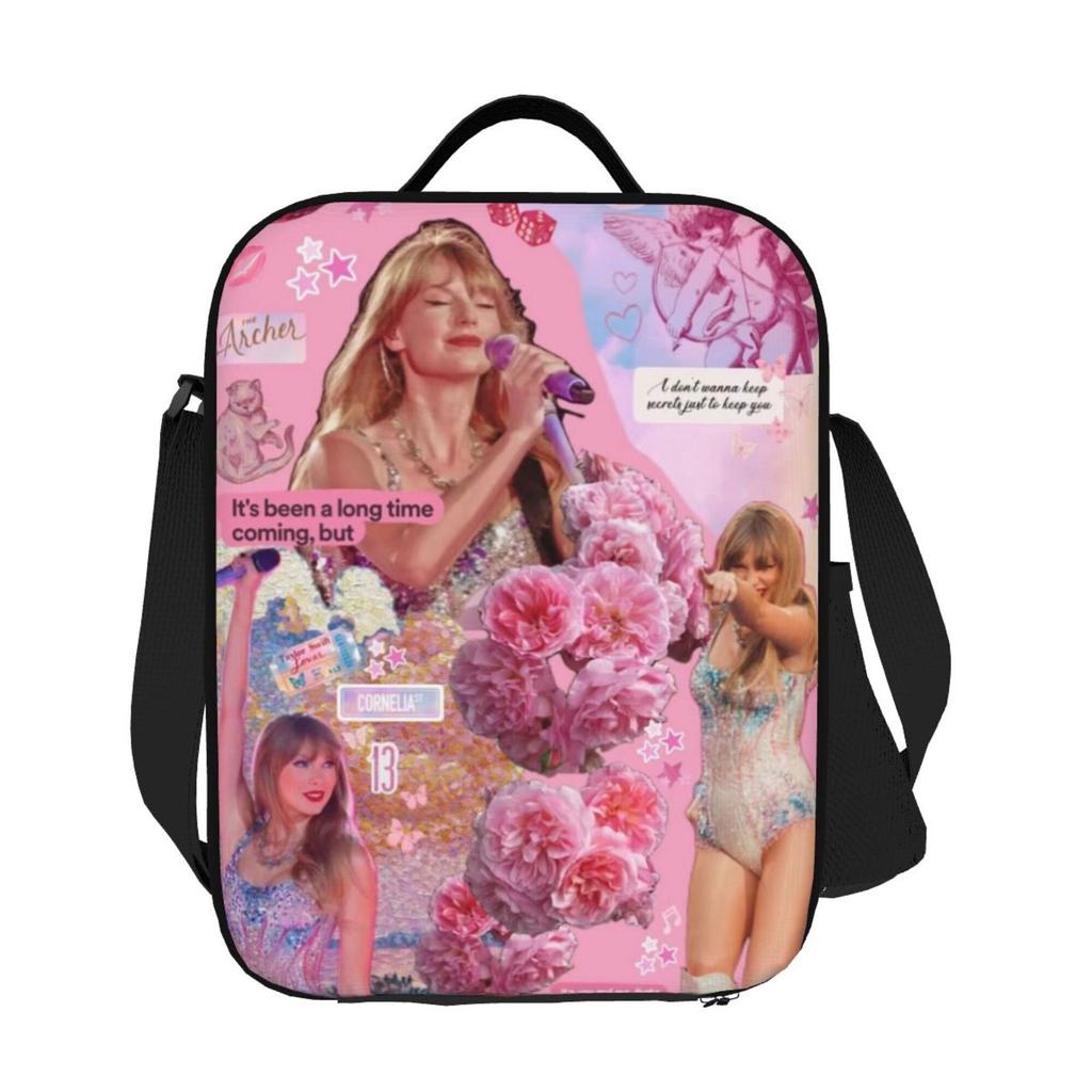 Taylor Swift Meal Bag Elementary School Picnic Ice Pack Printed Meal Bag