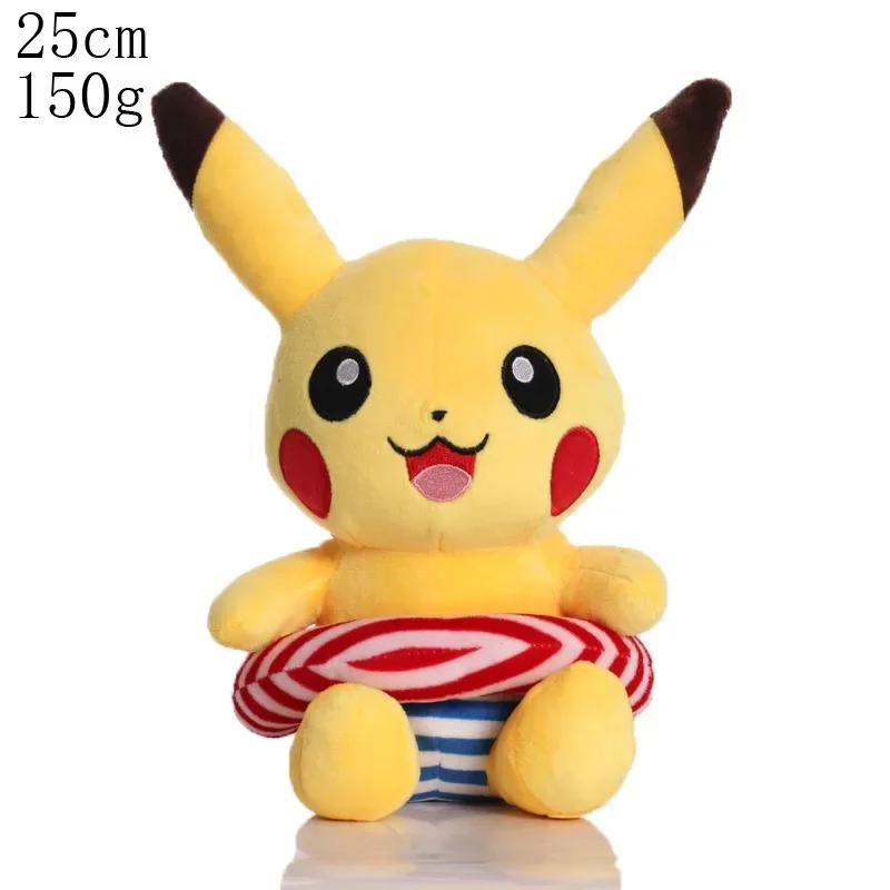 Pokemon Pikachu Pichu Charmander Bulbasaur Squirtle Psyduck Eevee Plyšový Měkký Plyšák Plyšák Hračka Malá Panenka