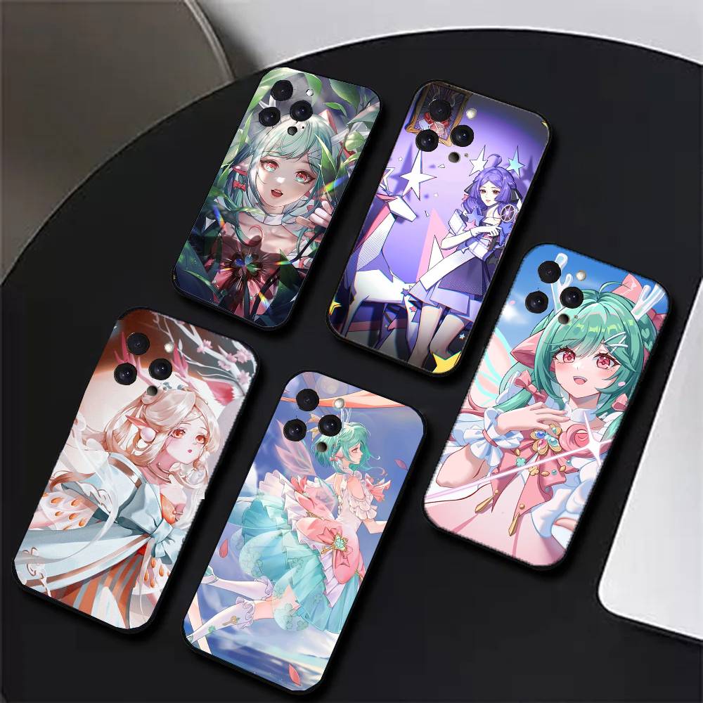 Yaomei Animation Game H-Honor Of K-Kings Phone Case For IPhone 17 Air 16 15 14 13 Pro Max 11 12 Black Silicone Cover