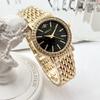 GREALY Elegant Ladies' Diamond-Set Quartz Bracelet Watch