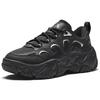 New Anta Life Collection Wear Resistant Slip Resistant Low Top Chunky Sneakers Women's Black Silver 122518853-4