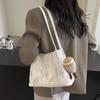 Koreanische High-End-Tasche Damen Neue Mode Gestreifte Bucket Bag Lässig Vielseitig Achsel-Schulter-Tragetasche